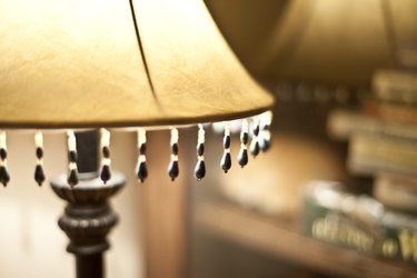 Close-up of illuminated lamp