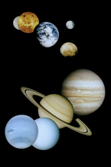 solar system paper model