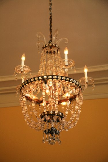 Diy on sale glass chandelier