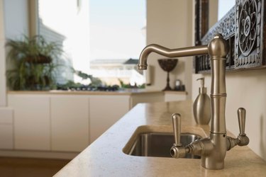 Screen In A Delta Kitchen Faucet