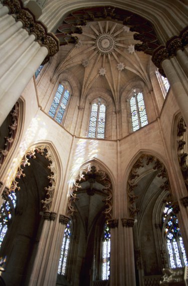 gothic stained glass window