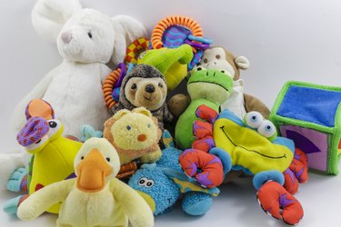 Many Cute Stuffed Animals