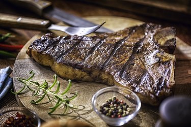 Roasted BBQ T-Bone Steak