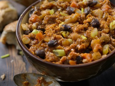 Three Bean Chili with Lentils