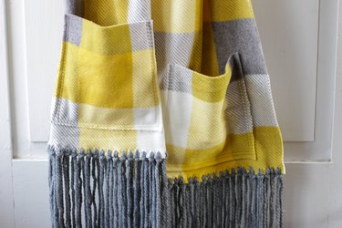 finished fleece pocket scarf