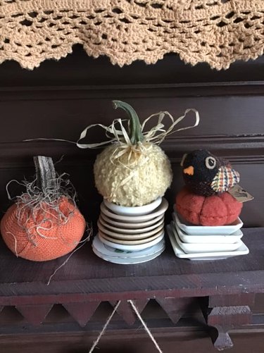 Fabric pumpkins