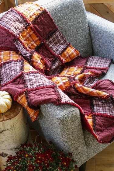 If you've been thinking about trying your hand at quilt making, before going to your local fabric store, source your quilt fabric from shirts at a thrift store or even in your own closet.