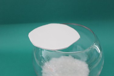 foam core for diy fishbowl snowman