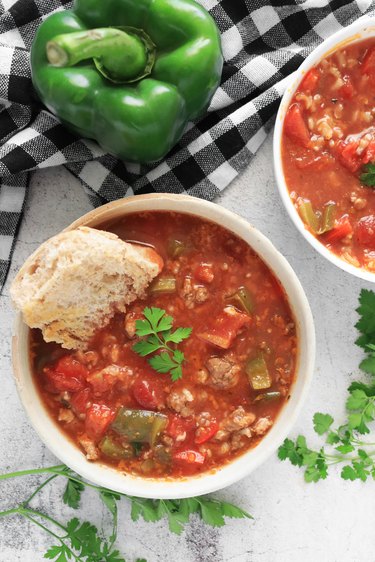 Stuffed pepper soup