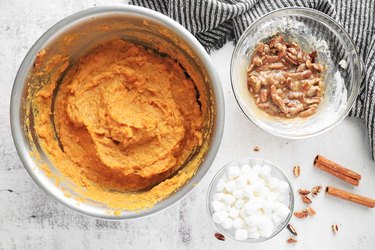 Ingredients for Instant Pot sweet potato casserole