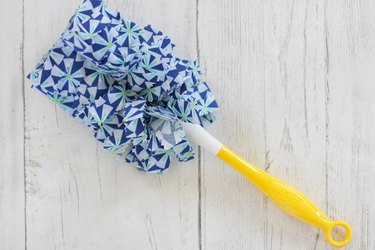finished reusable Swiffer duster cloth