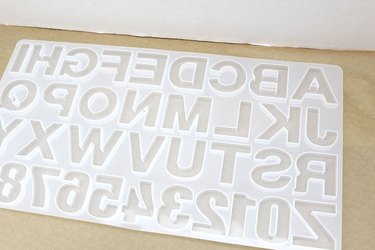 silicone alphabet mold