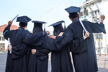 High school graduates embracing