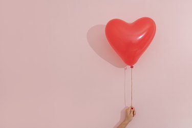 Heart-Shaped Red Balloon