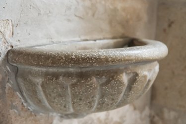 holy water font