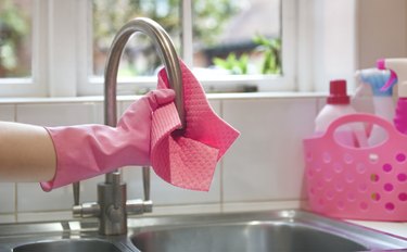 Spring cleaning kitchen