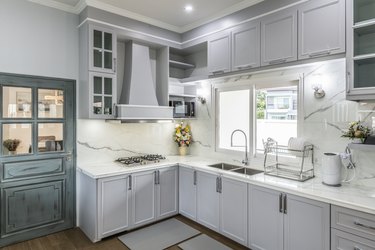 Modern kitchen room interior