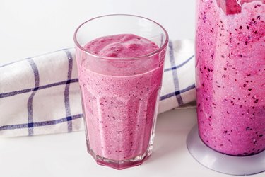 Black currant smoothies