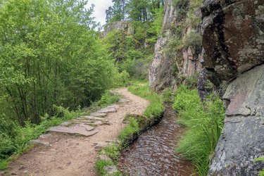 The way to Rocamadour.