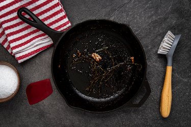 Dirty Cast Iron Skillet