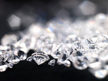 Diamonds, close-up