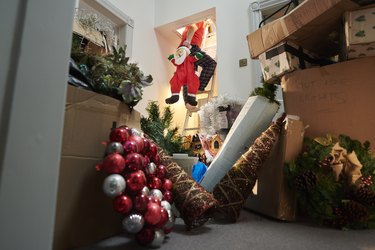 putting christmas back in the attic