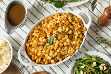 Homemade Thanksgiving stuffing