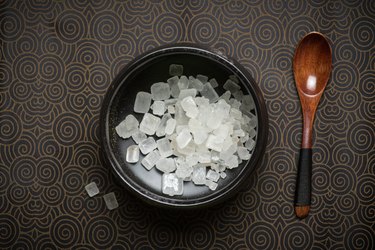 Chinese white sugar in crystals