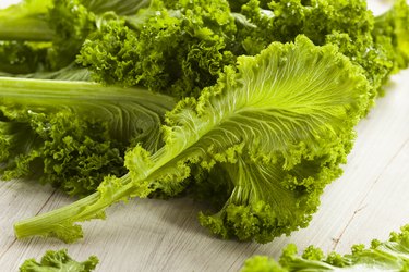 Organic Raw Mustard Greens