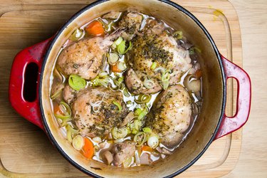 Chicken in Wine - Coq au Vin