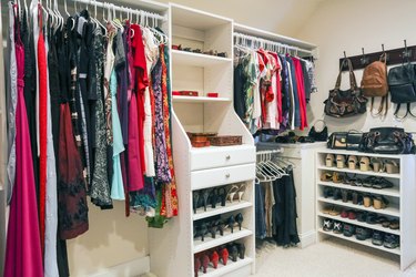 A woman's closet