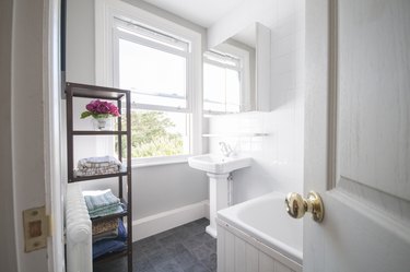 A bathroom interior