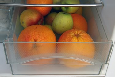 fruit in refrigerator drawer