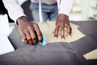 Tailor Tracing Pattern on Fabric