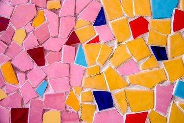 Colorful mosaic abstract background.