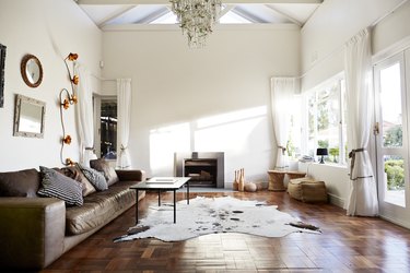 Bohemian style living room