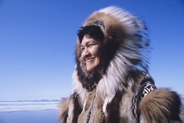 Smiling Female Eskimo