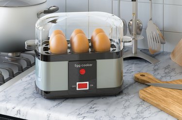 Bear Brand Rapid Electric Egg Cooker Poacher Bear, 14 Capacity Egg