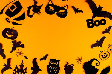 Happy Halloween props background