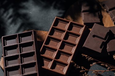 Dark and milk chocolate bars