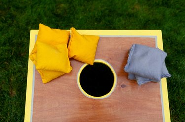 Cornhole lawn game