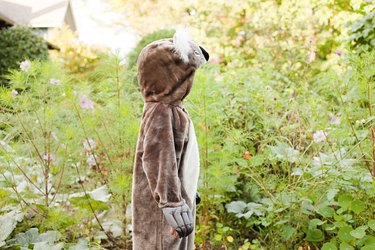 Girls dressed as koala