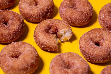 Cinnamon sugar mini donuts