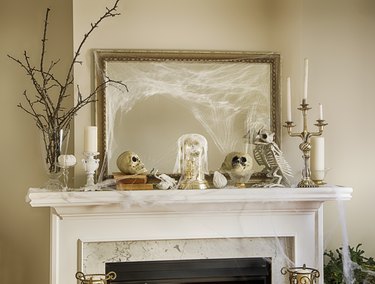 Fireplace Halloween Decoration