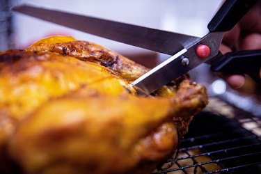 Uses for Kitchen Shears - Chicken