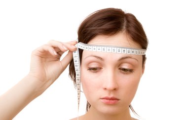Attractive woman - Brain measuring