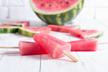 Watermelon popsicles