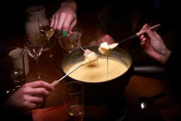Cheese fondue