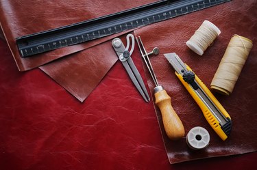 DIY Sewing Awl Repair Tool Kit for Leather, Sail Canvas