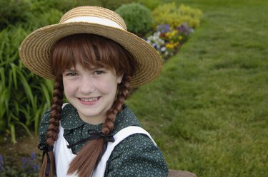 Girl Dressed as Anne of Green Gables